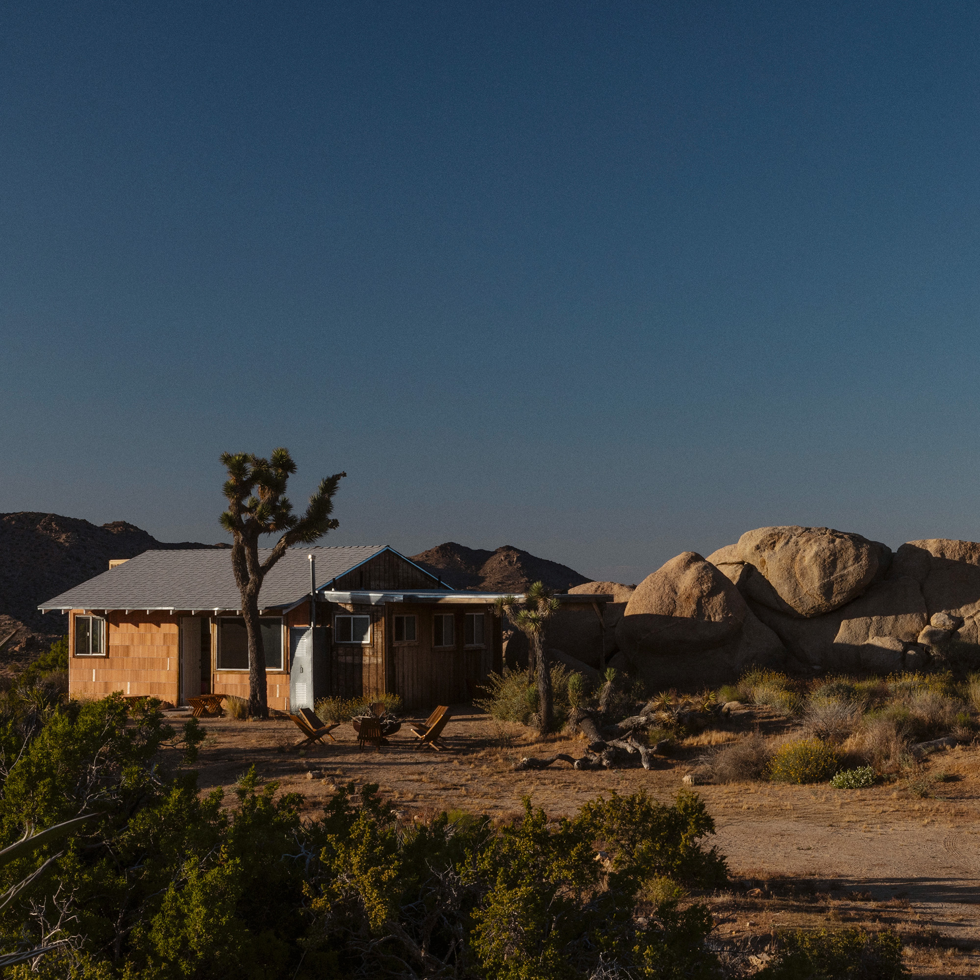 An Architect Known for Sprawling Modern Homes Took a Different Approach for His Desert Cabin